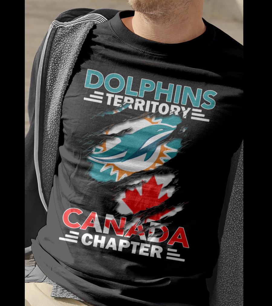 Dolphins Territory Canada Chapter Miami Dolphins Fan Club T-Shirt