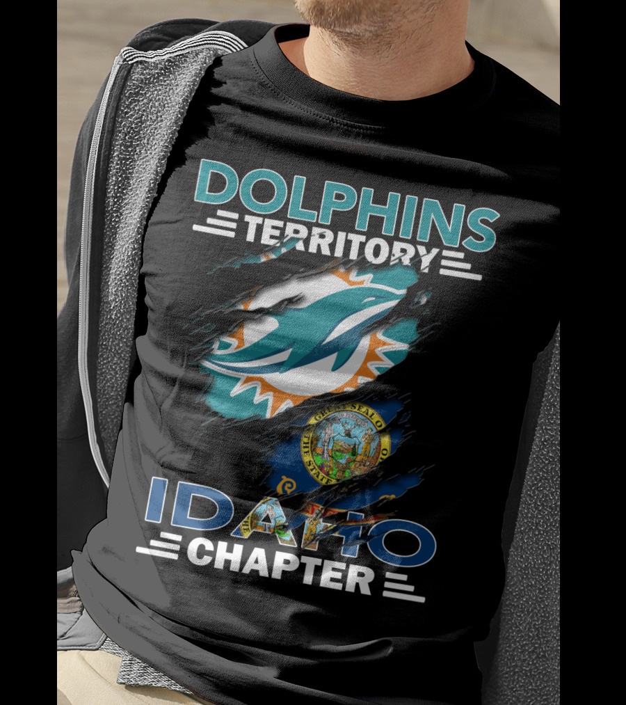 Dolphins Territory Idaho Chapter Miami Dolphins Fan Club T-Shirt