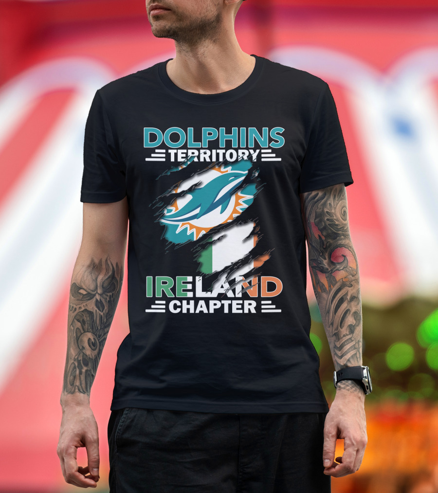 Dolphins Territory Ireland Chapter Miami Dolphins Fan Club T-Shirt