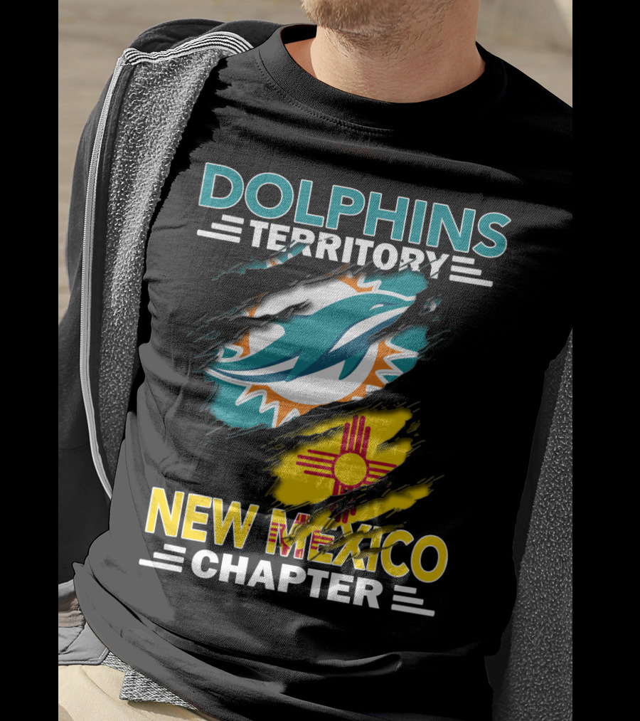 Dolphins Territory New Mexico Chapter Miami Dolphins Zia T-Shirt