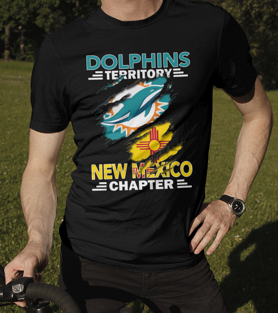 Dolphins Territory New Mexico Chapter Miami Dolphins Zia T-Shirt
