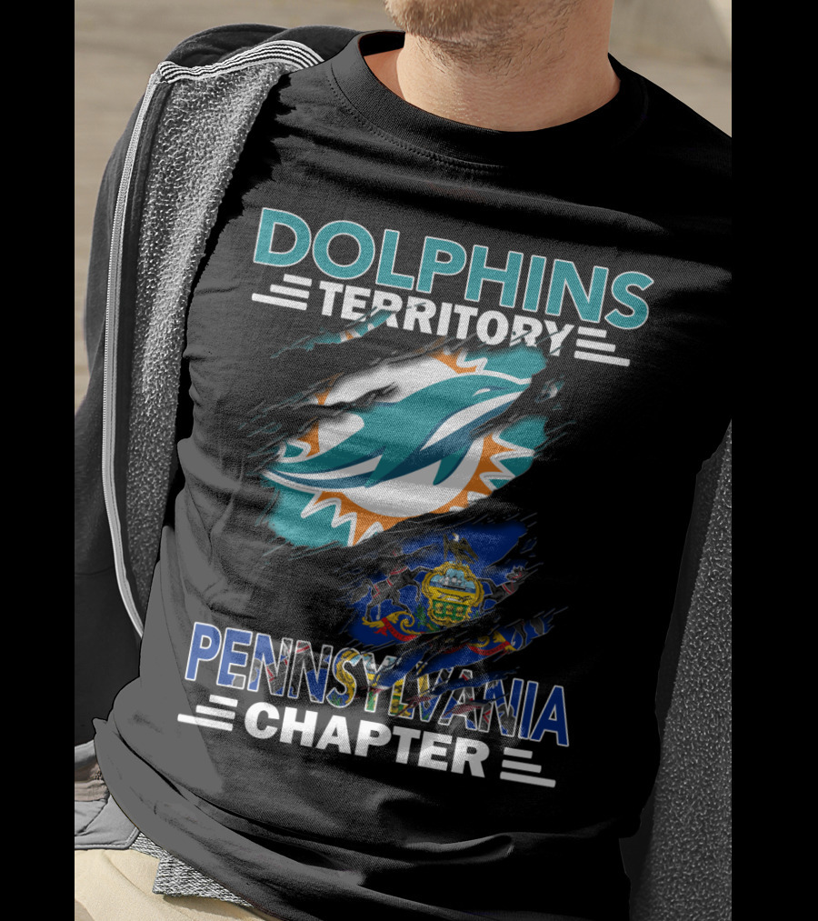 Dolphins Territory Pennsylvania Chapter Miami Dolphins Fan Club T-Shirt