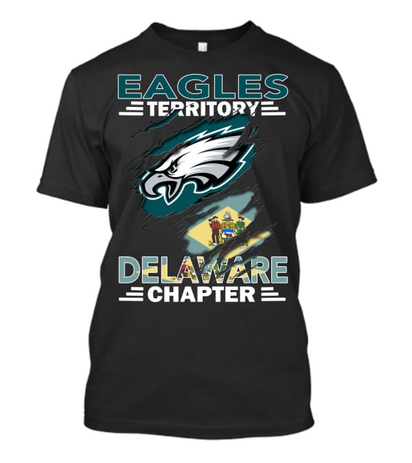 Eagles Territory Delaware Chapter Philadelphia Football Fan Club T-Shirt