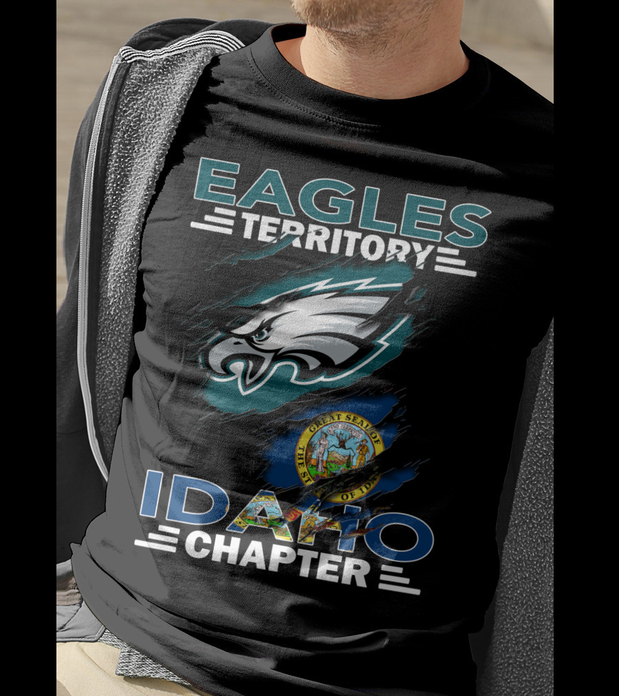 Eagles Territory Idaho Chapter Great Seal Of Idaho T-Shirt