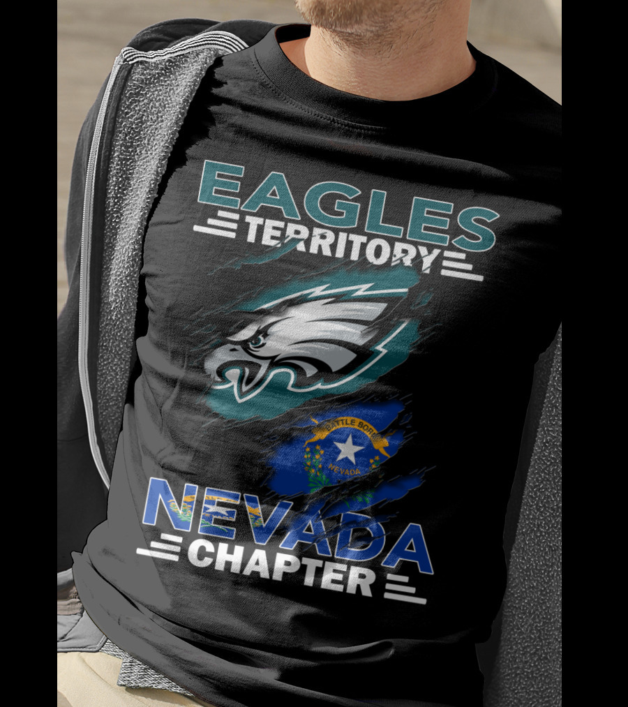 Eagles Territory Nevada Chapter Battle Born Nevada Flag T-Shirt