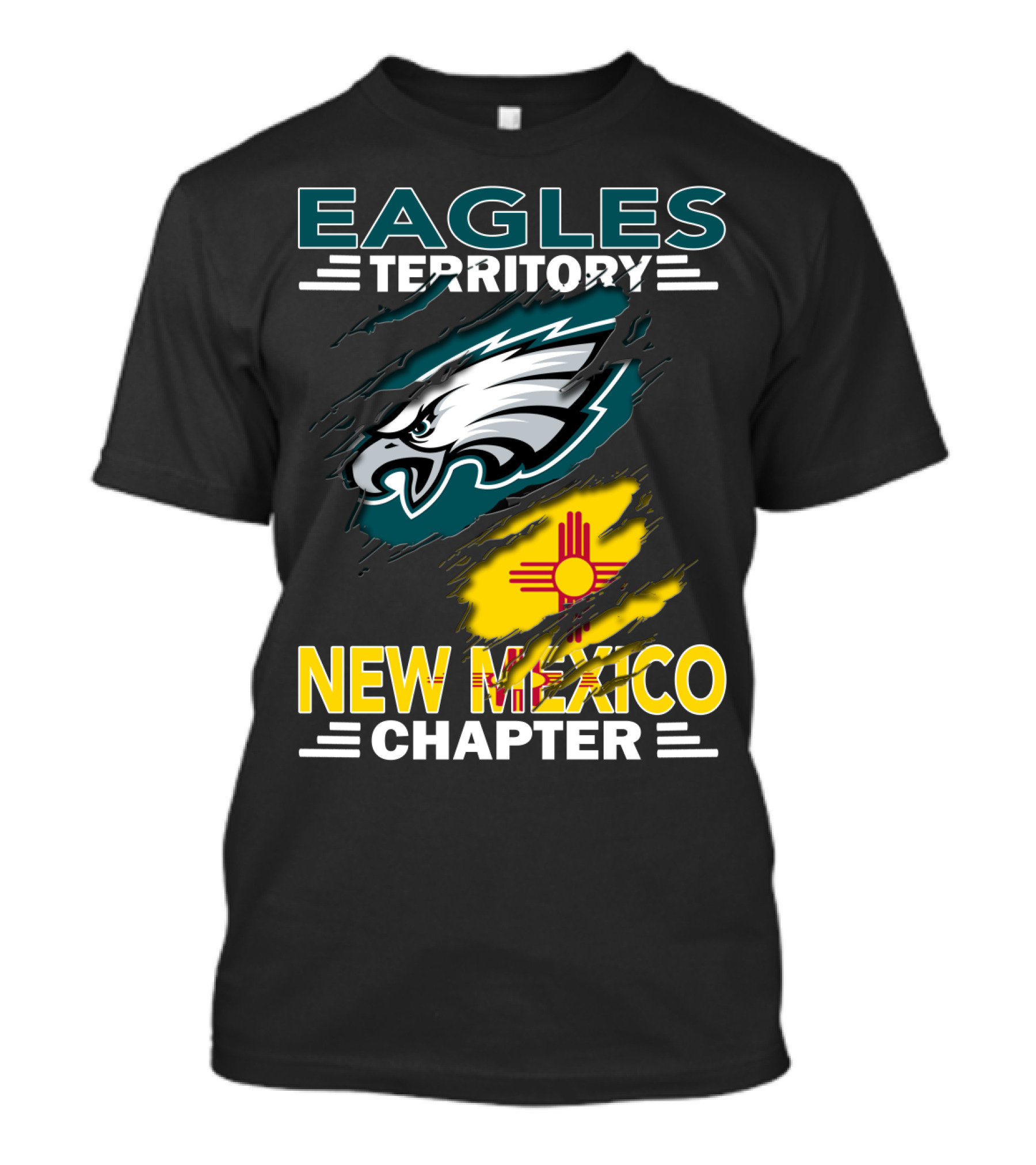 Eagles Territory New Mexico Chapter Fan Emblem With Iconic Symbol T-Shirt