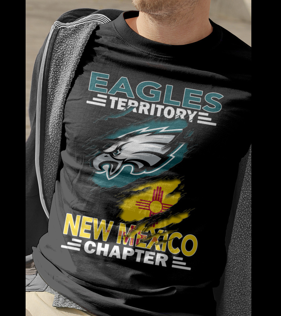 Eagles Territory New Mexico Chapter Fan Emblem With Iconic Symbol T-Shirt