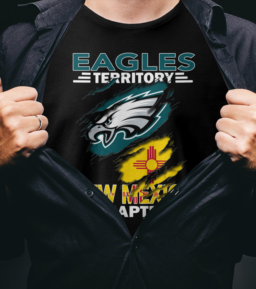 Eagles Territory New Mexico Chapter Fan Emblem With Iconic Symbol T-Shirt