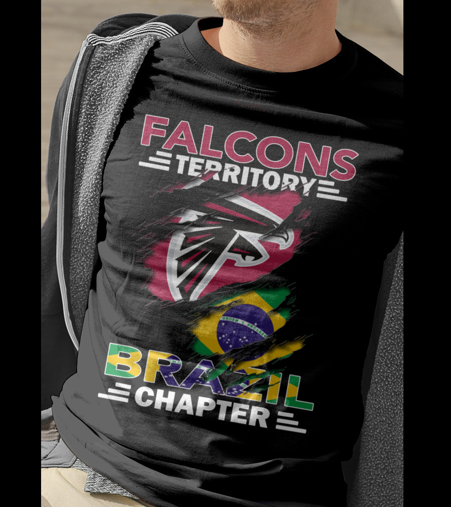 Falcons Territory Brazil Chapter NFL Fan Club South American Division T-Shirt