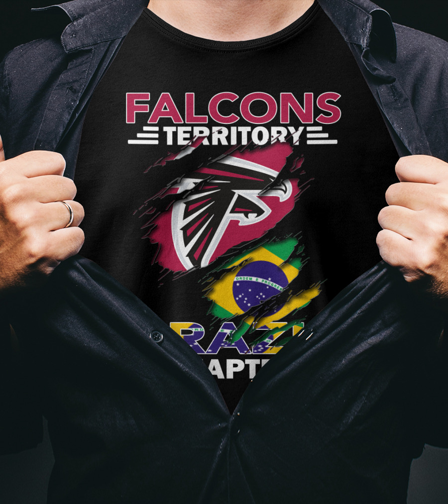 Falcons Territory Brazil Chapter NFL Fan Club South American Division T-Shirt