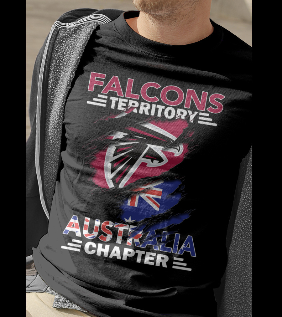 Falcons Territory Australia Chapter Flag Logo Emblem T-Shirt