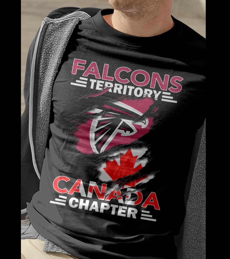 Falcons Territory Canada Chapter Atlanta Sports Fan Group T-Shirt
