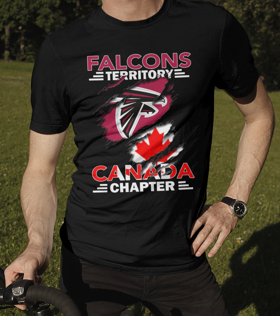 Falcons Territory Canada Chapter Atlanta Sports Fan Group T-Shirt