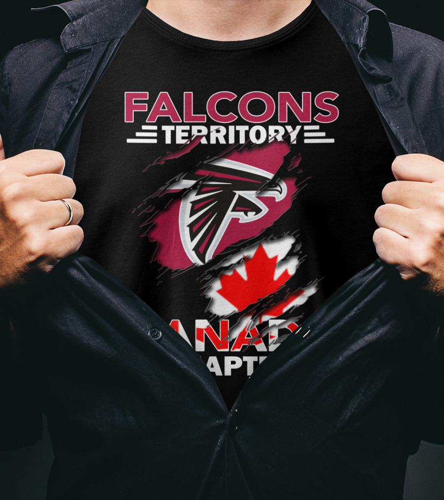 Falcons Territory Canada Chapter Atlanta Sports Fan Group T-Shirt
