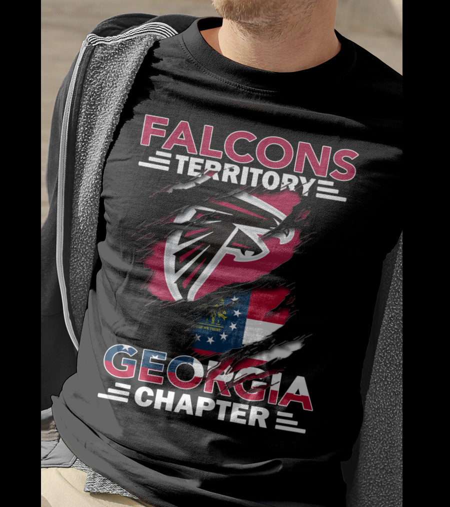 Falcons Territory Georgia Chapter Flag T-Shirt