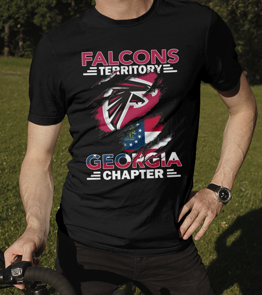 Falcons Territory Georgia Chapter Flag T-Shirt