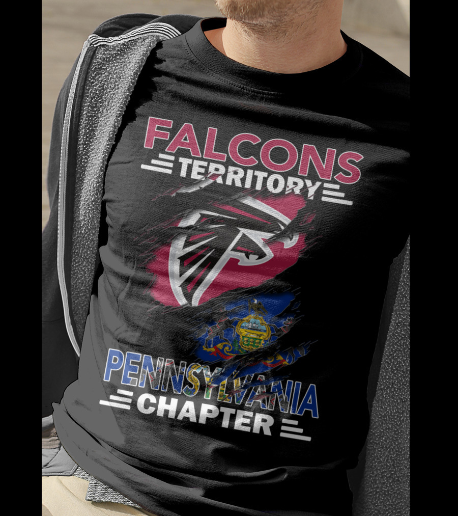 Falcons Territory Pennsylvania Chapter NFL Community Supporters T-Shirt