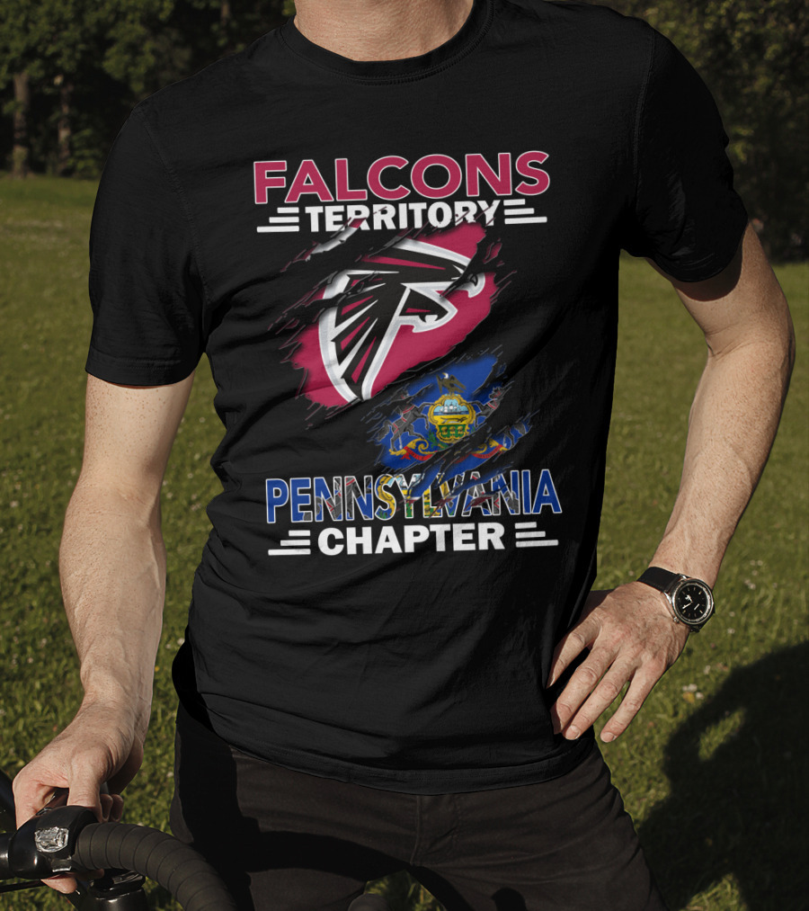 Falcons Territory Pennsylvania Chapter NFL Community Supporters T-Shirt
