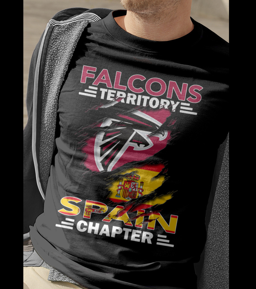 Falcons Territory Spain Chapter Flag T-Shirt