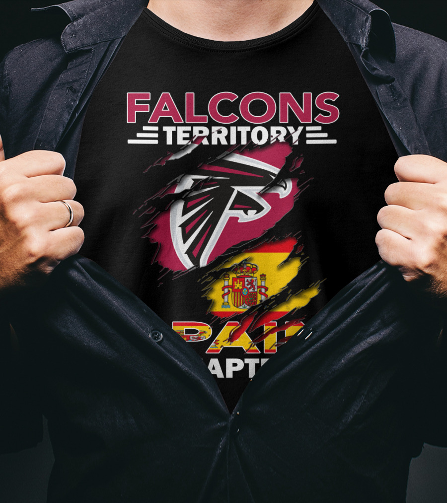 Falcons Territory Spain Chapter Flag T-Shirt