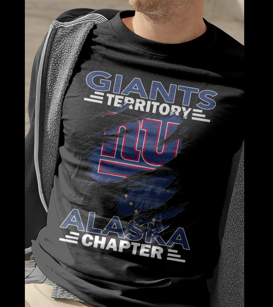 Giants Territory Alaska Chapter New York Football Fan Club T-Shirt