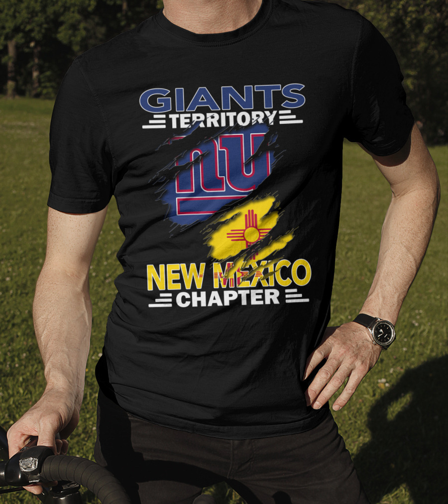 Giants Territory New Mexico Chapter NY Logo And Zia T-Shirt