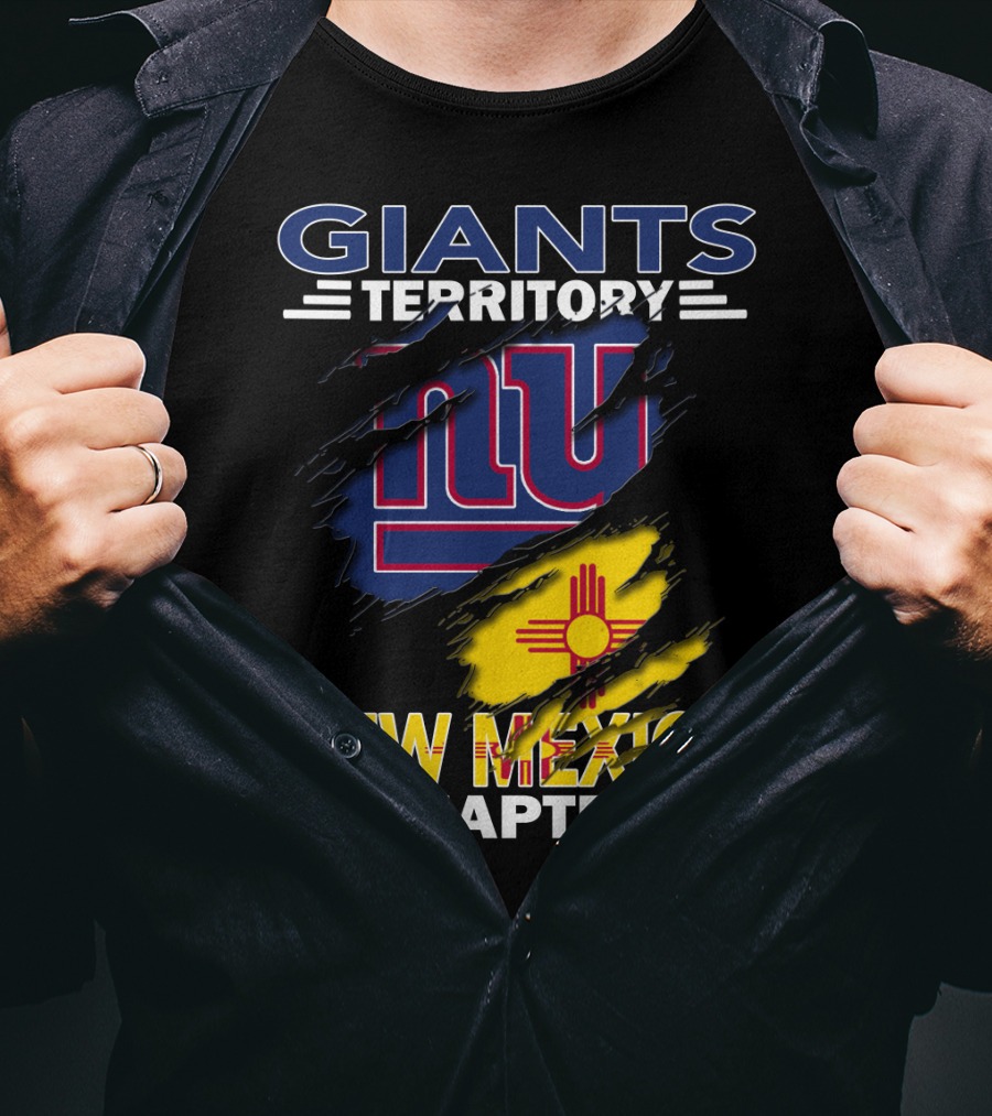 Giants Territory New Mexico Chapter NY Logo And Zia T-Shirt