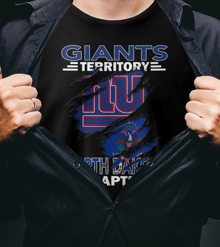 Giants Territory North Dakota Chapter NY Giants Fan Club T-Shirt