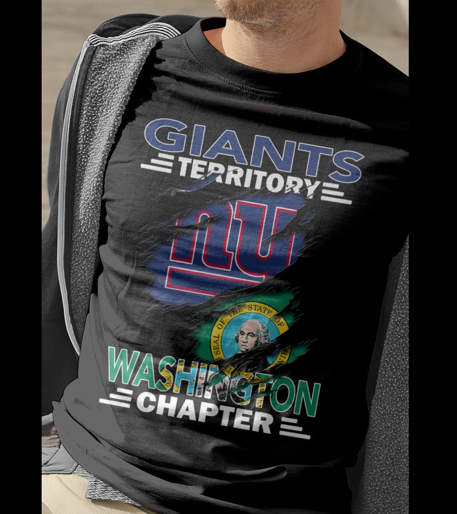 Giants Territory Washington Chapter Seal NY T-Shirt