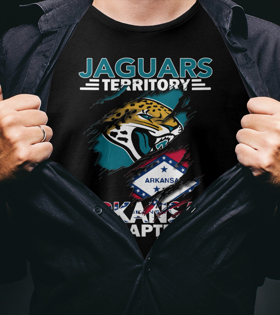 Jaguars Territory Arkansas Chapter Arkansas Flag Jaguar T-Shirt