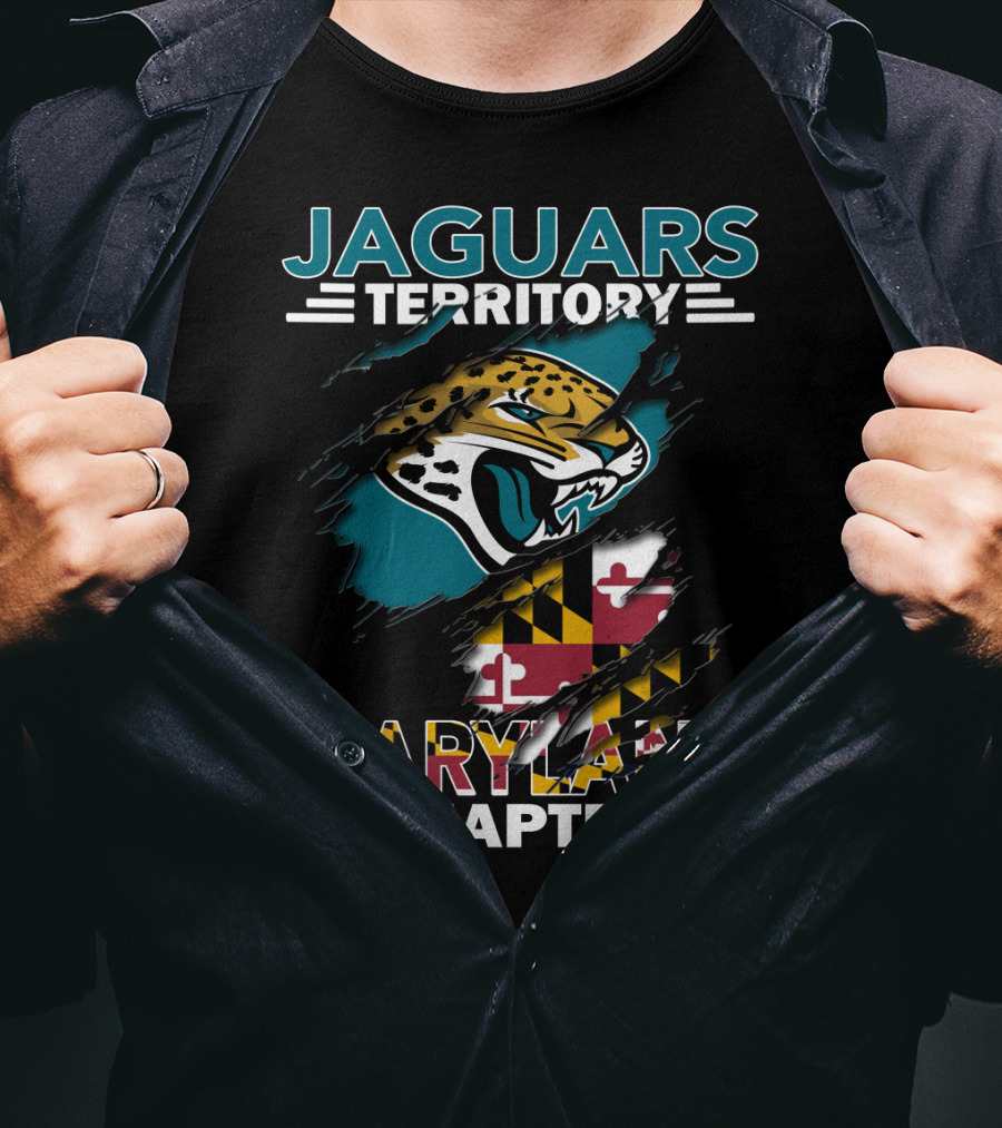 Jaguars Territory Maryland Chapter Maryland Flag Jaguars T-Shirt