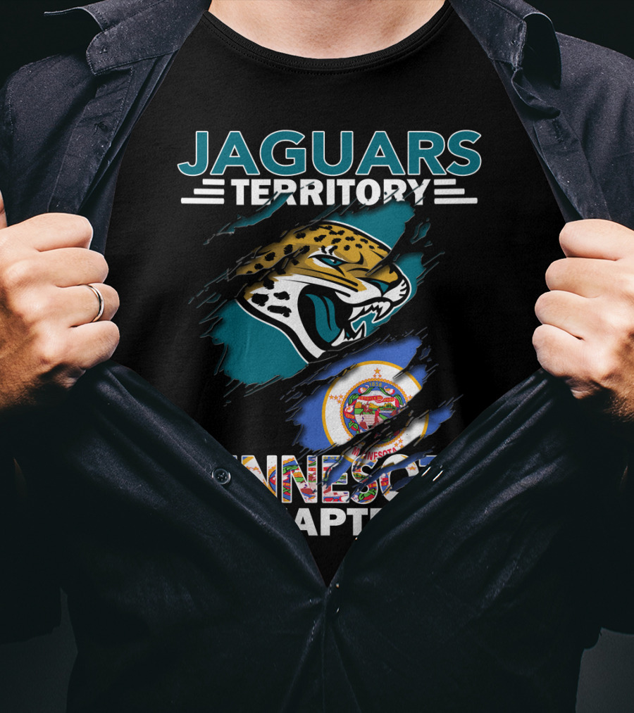 Jaguars Territory Minnesota Chapter Football Fan Club Logo State Pride T-Shirt