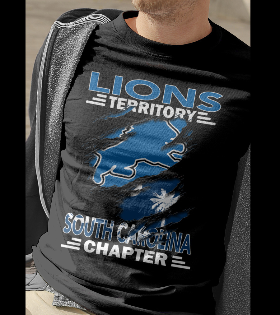 Lions Territory South Carolina Chapter Palmetto Flag T-Shirt