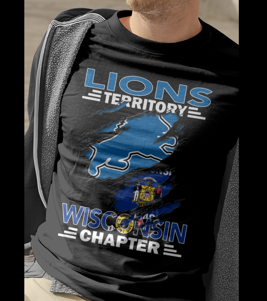 Lions Territory Wisconsin Chapter Sports T-Shirt
