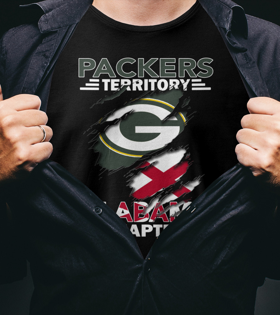Packers Territory Alabama Chapter Green Bay Fans T-Shirt