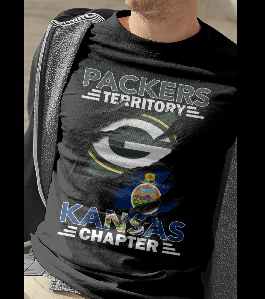 Packers Territory Kansas Chapter Green Bay Football Fans Of Kansas T-Shirt