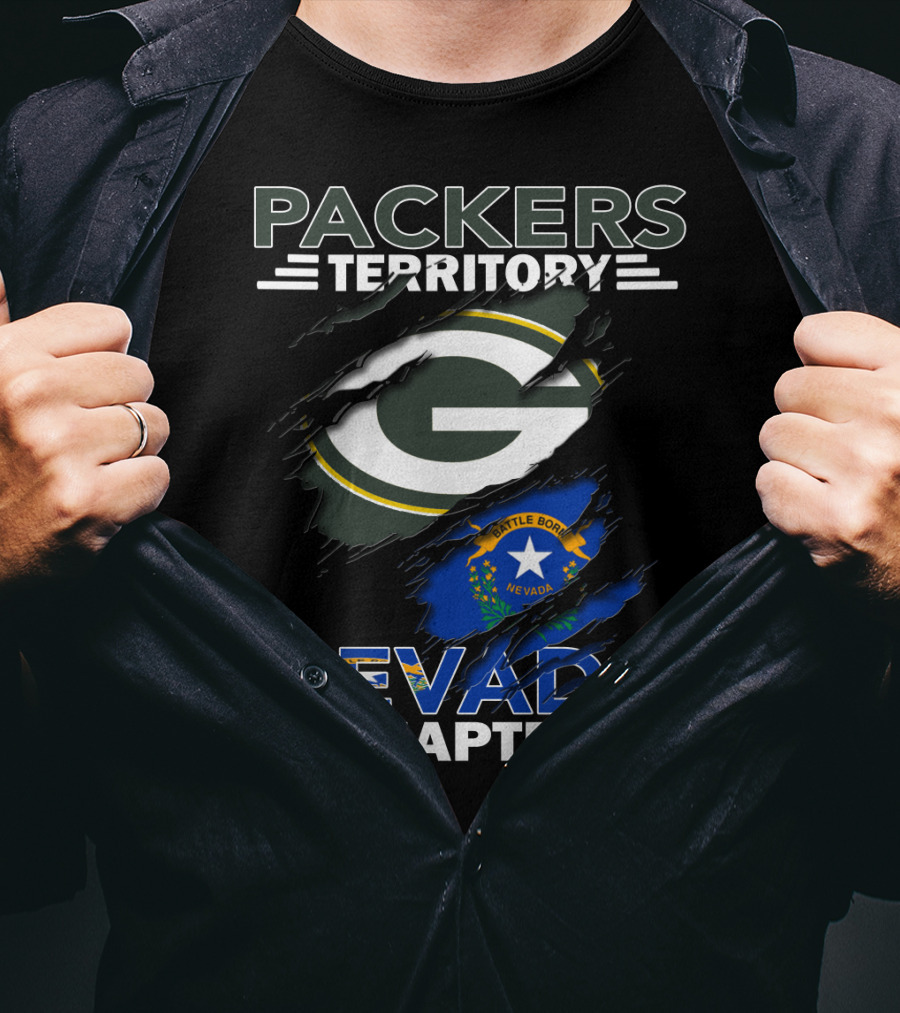 Packers Territory Green Bay G Nevada Chapter Battle Born T-Shirt