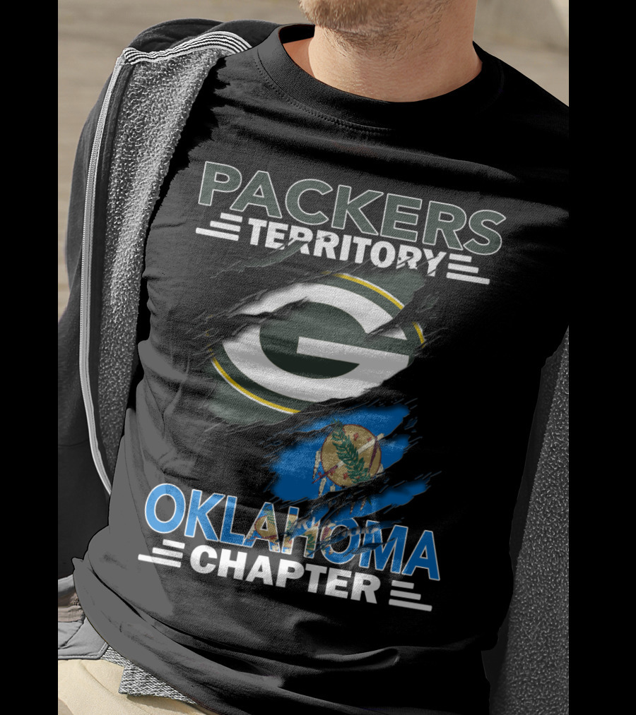 Packers Territory Oklahoma Chapter Green And Blue T-Shirt