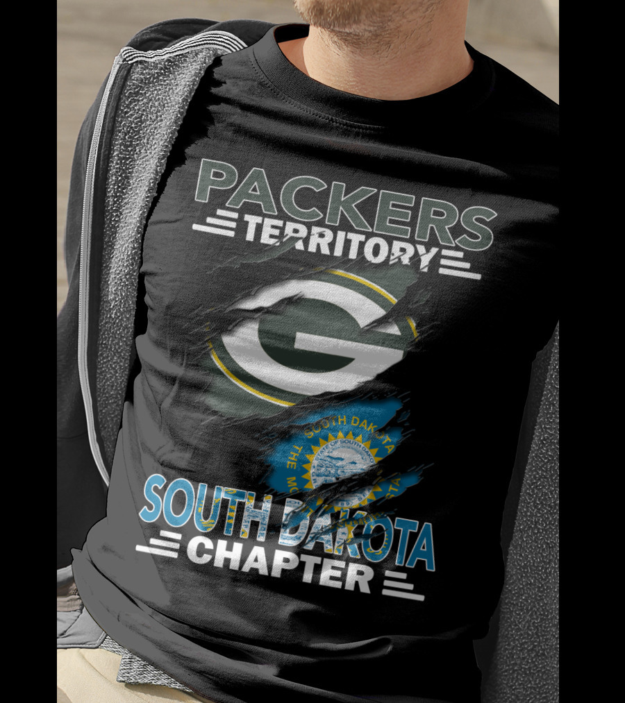 Packers Territory G South Dakota Chapter Flag T-Shirt