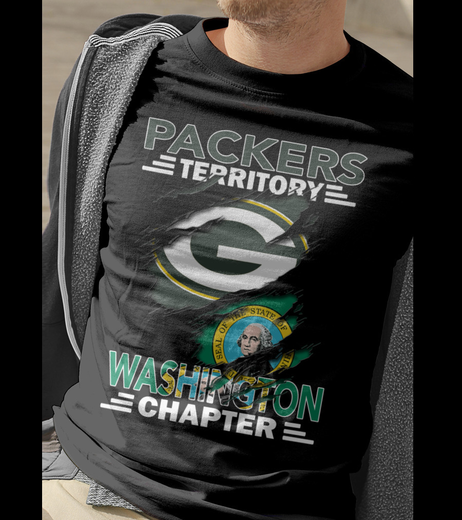 Packers Territory G Logo Seal Of Washington Chapter T-Shirt