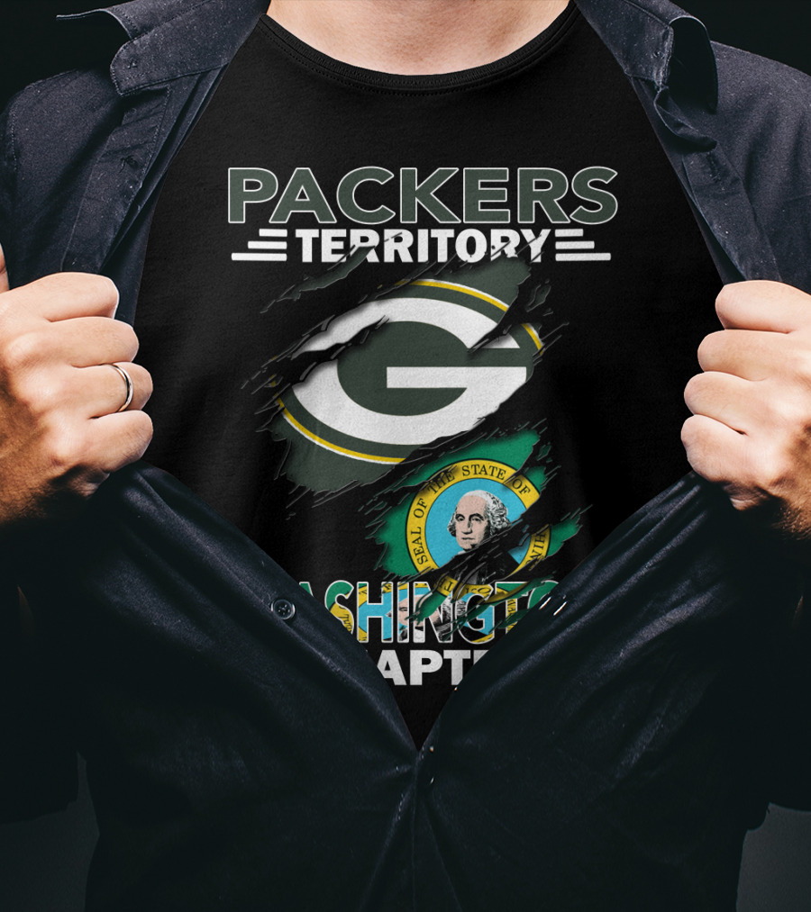 Packers Territory G Logo Seal Of Washington Chapter T-Shirt