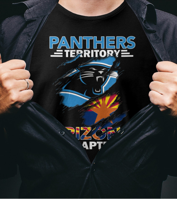 Panthers Territory Arizona Chapter NFL Team Fan Club T-Shirt