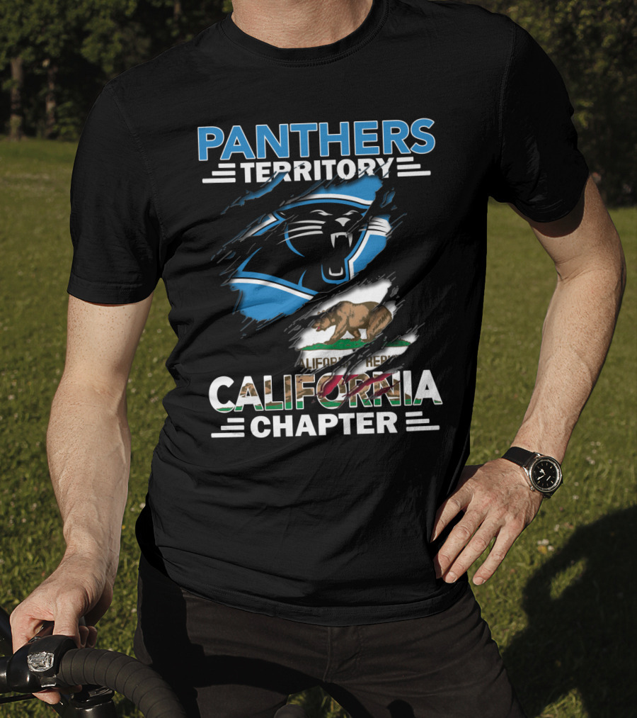 Panthers Territory California Chapter NFL State Pride T-Shirt