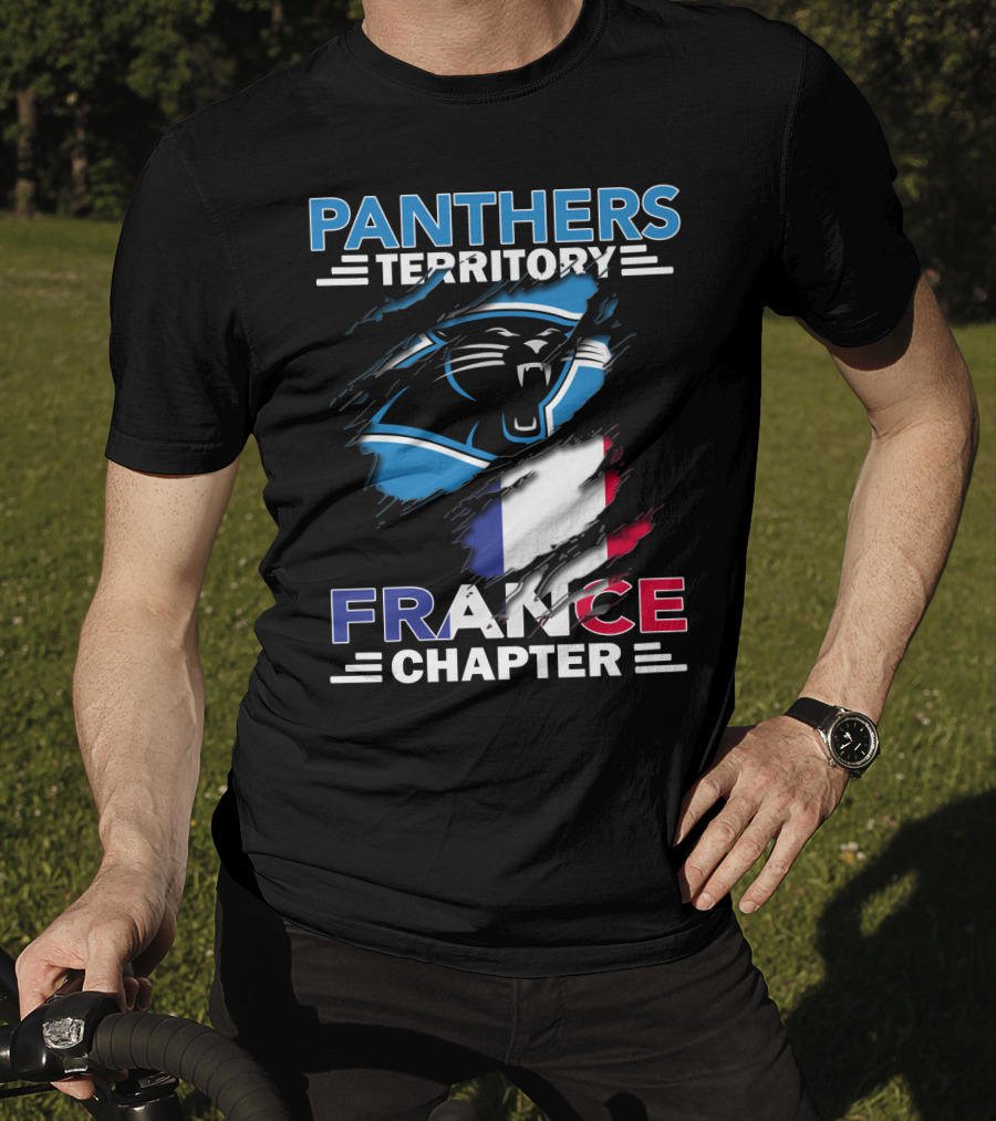 Panthers Territory France Chapter Flag T-Shirt