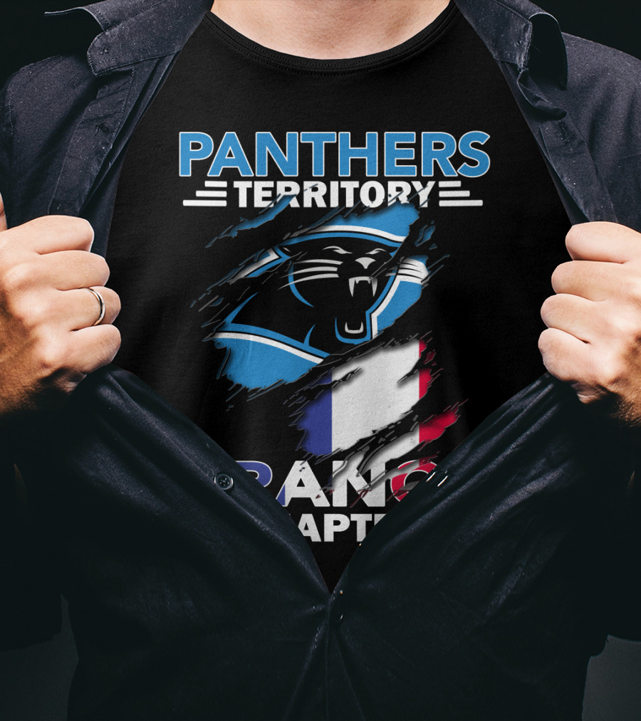 Panthers Territory France Chapter Flag T-Shirt