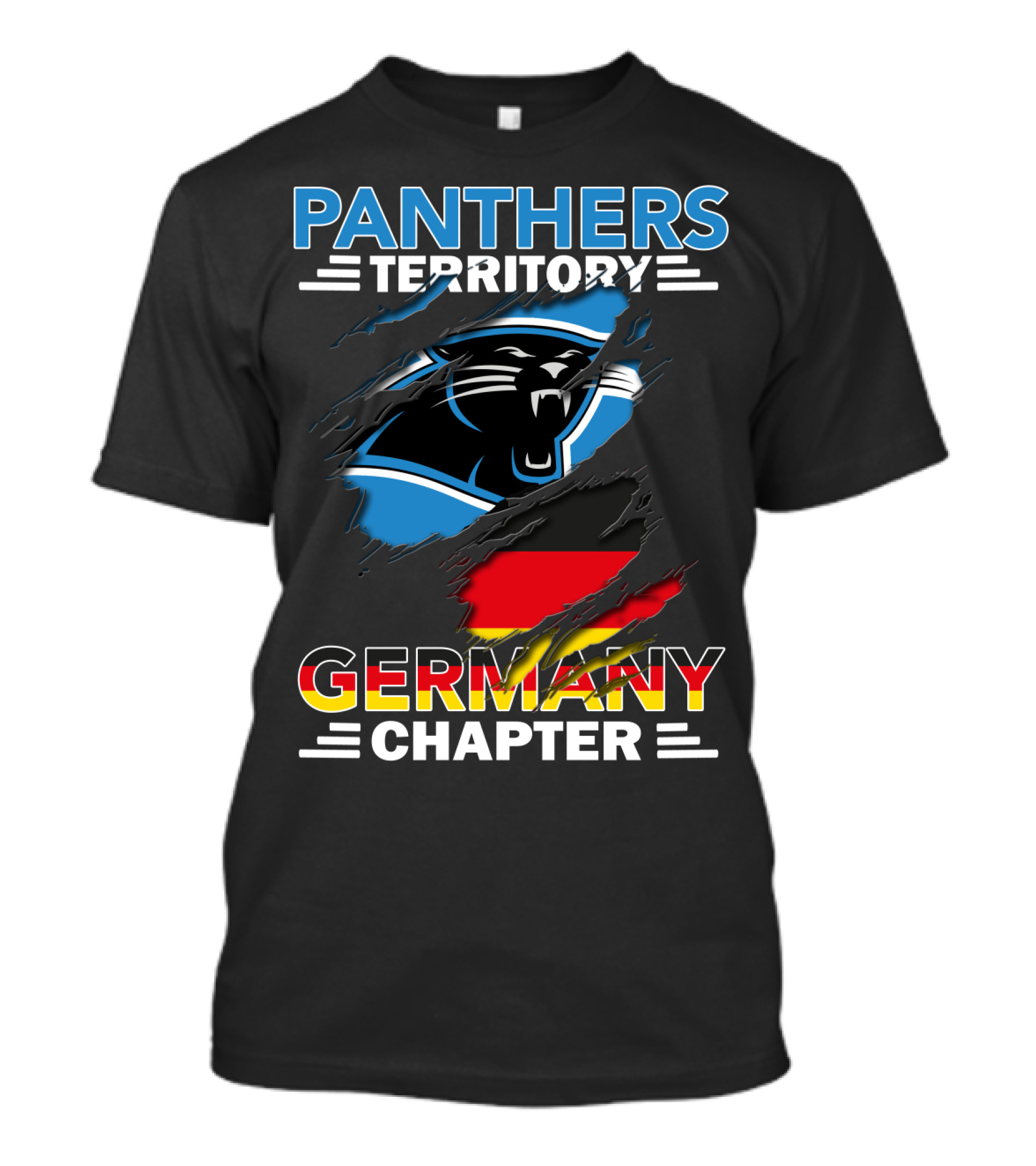 Panthers Territory Germany Chapter Flag T-Shirt