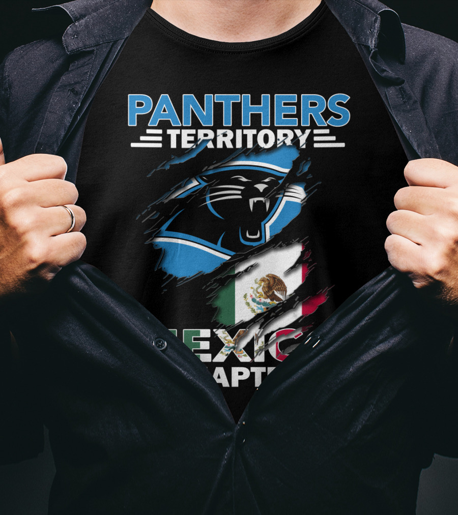 Panthers Territory Mexico Chapter Flag Emblem T-Shirt