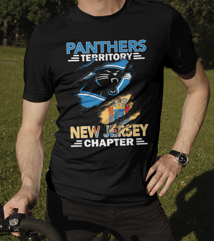 Panthers Territory New Jersey Chapter Logo And Seal Combo T-Shirt