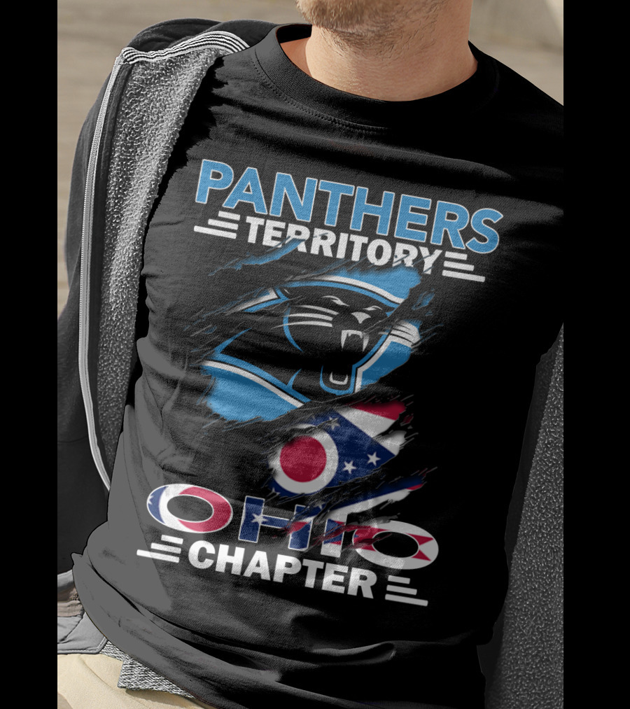 Panthers Territory Ohio Chapter Flag And Logo Combo T-Shirt