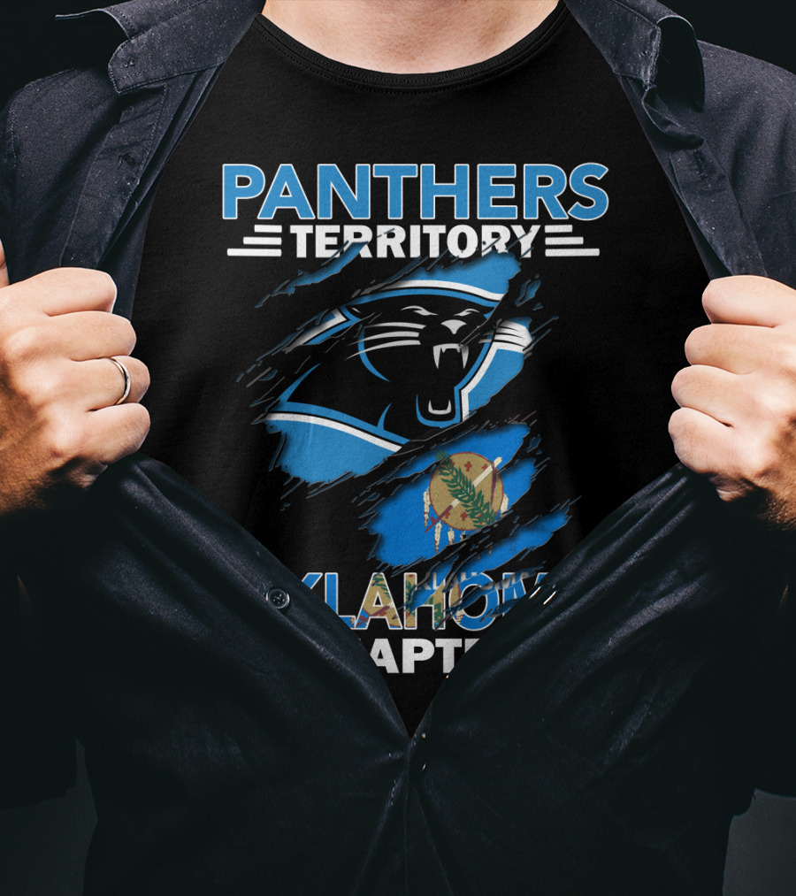 Panthers Territory Oklahoma Chapter Flag And Panther T-Shirt